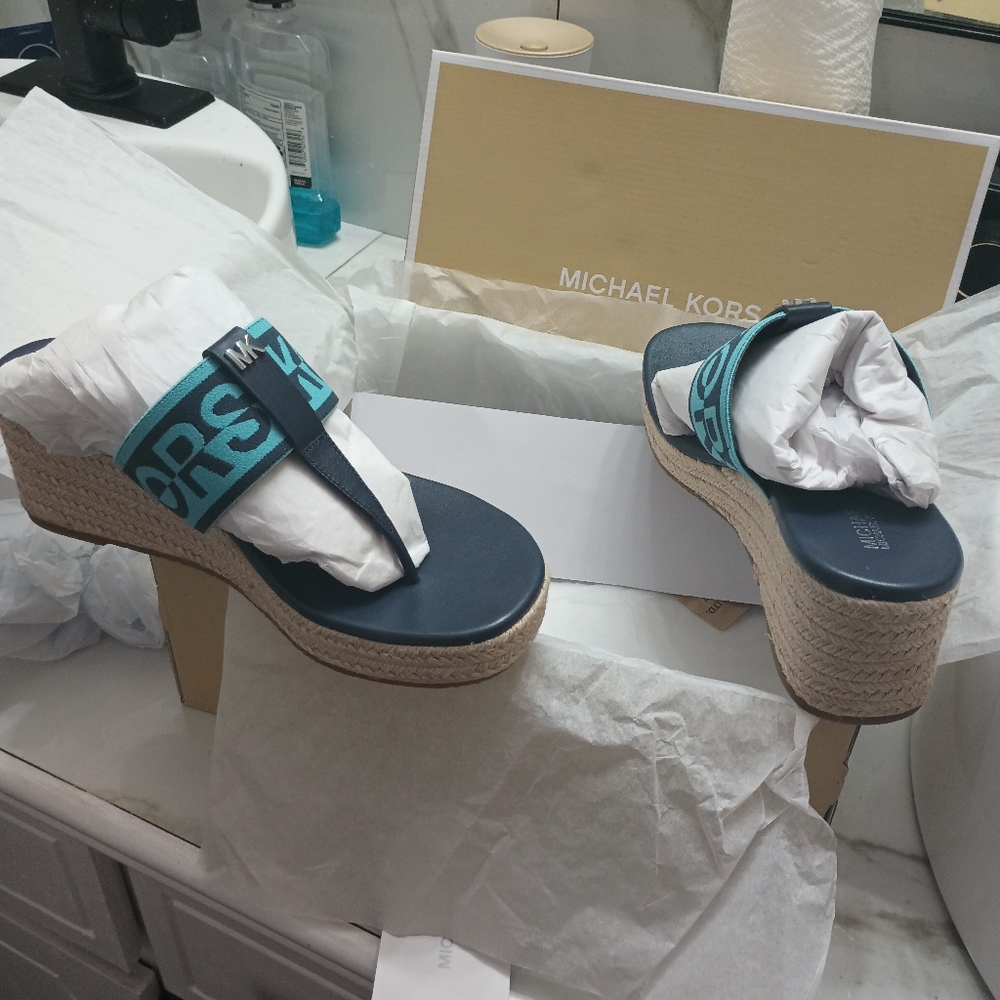 Michael Kors Wedge Espadrille Sandals